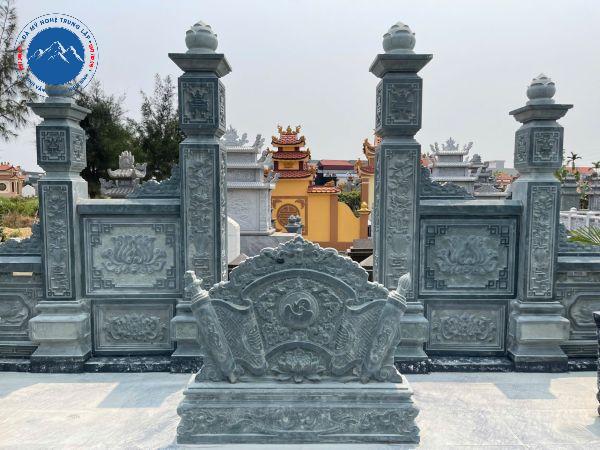 Mẫu cuốn thư đá chuẩn phong thủy lắp đặt tại Tây Hoa Lư