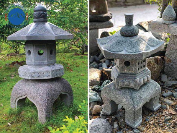 Mẫu đèn đá sang trọng làm nổi bật không gian