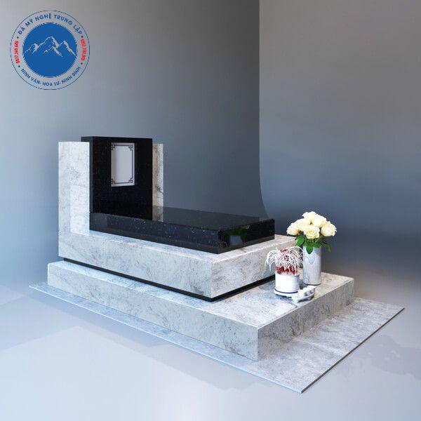 Mẫu lăng mộ đá hoa cương sang trọng cho trẻ sơ sinh