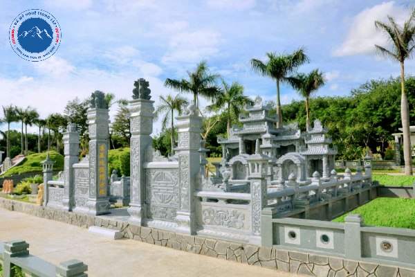 Mẫu lăng mộ gia tộc đẹp với họa tiết chạm tinh xảo