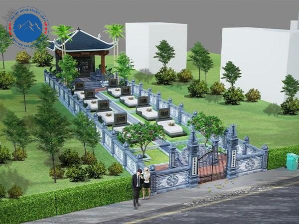 Mẫu lăng thờ đá đẹp tại phường Tây Hoa Lư