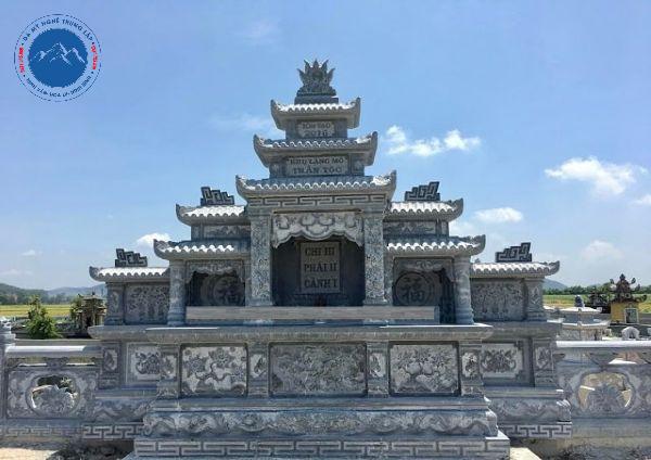 Mẫu lăng thờ đá tam quan uy nghi vùng cố đô Ninh Bình