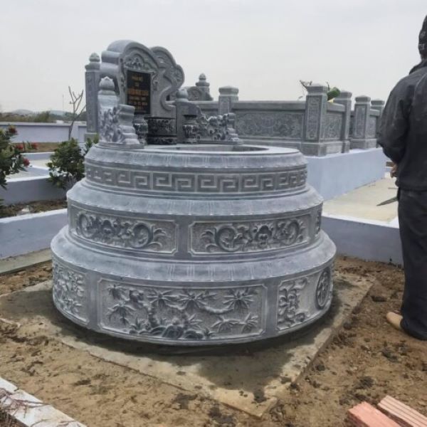 Mẫu mộ bát giác phù hợp với nhiều phong thủy
