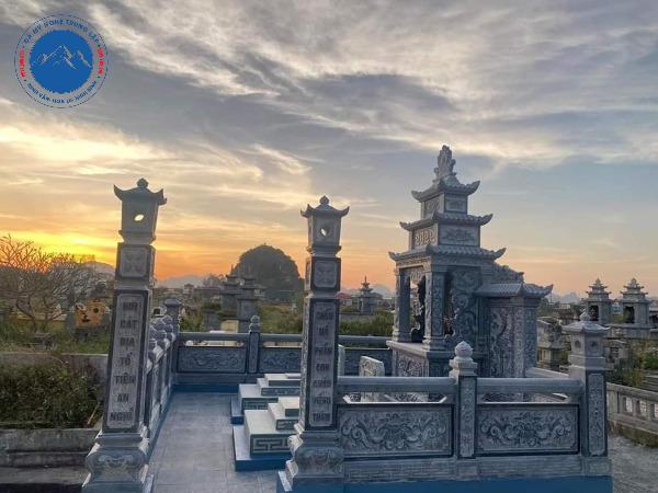 Khu lăng mộ đá thiết kế chuẩn phong thủy trang nghiêm