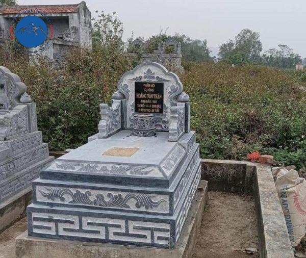 Mẫu mộ đá đơn giản tinh tế phù hợp mọi diện tích