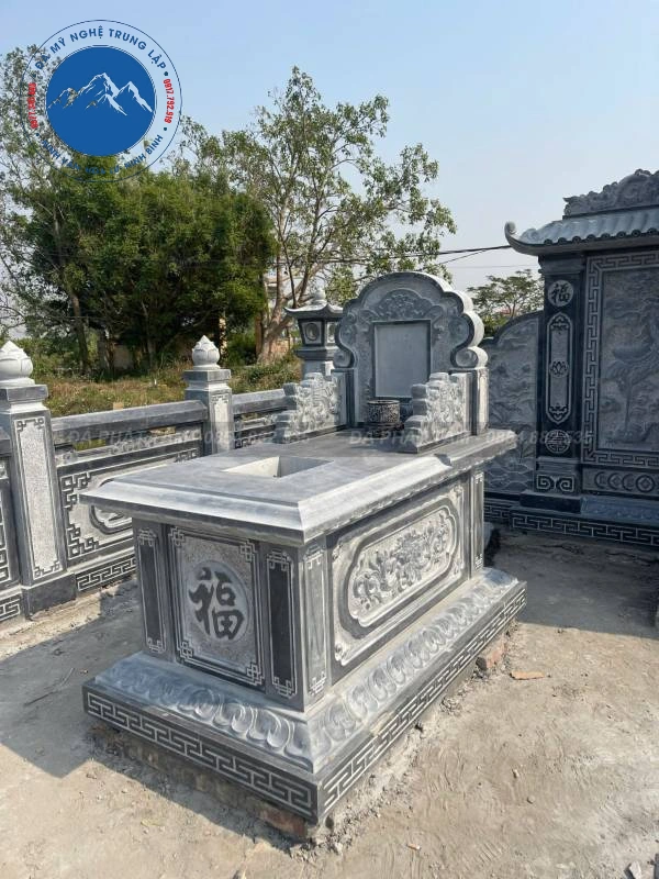 Mẫu mộ đá đơn giản tinh tế tại Phường Đồng Văn