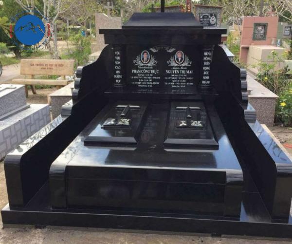 Mẫu mộ đá granite đánh bóng cao cấp