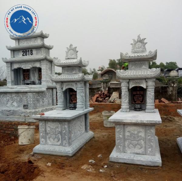 Mẫu mộ đúc sẵn phù hợp khu lăng mộ gia đình
