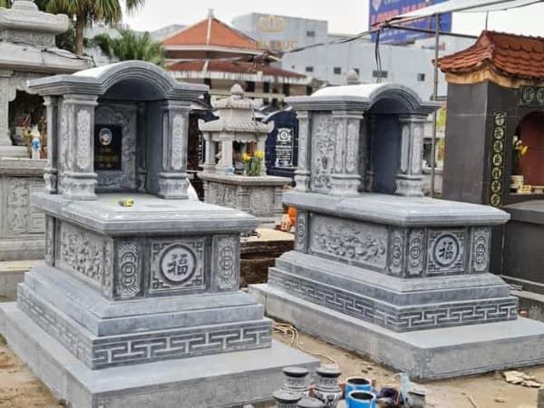 Mẫu mộ mái che hình tròn mang lại sự hài hòa