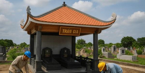 Mẫu mộ miền Tây thanh lịch chuẩn phong thủy