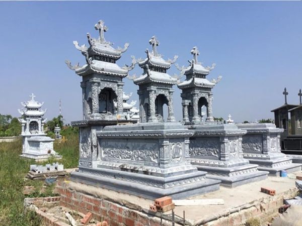 Mẫu mộ một mái trang nghiêm và tinh tế