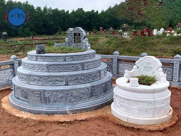 Mẫu mộ tròn đúc sẵn giúp thu hút sinh khí phong thủy