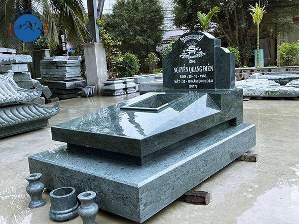 Mẫu nhà mồ đá nguyên khối cao cấp