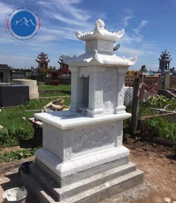 Mẫu nhà mồ đá phong cách cổ điển