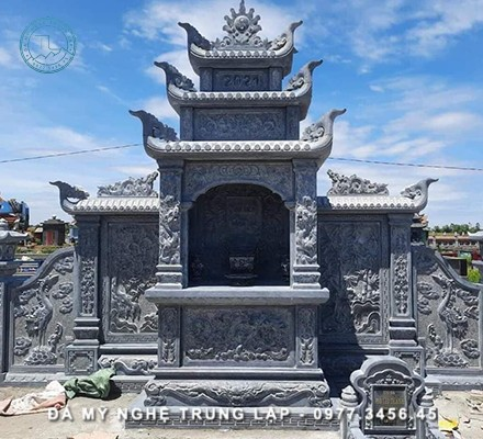 Mẫu lăng mộ đá có thiết kế tối giản