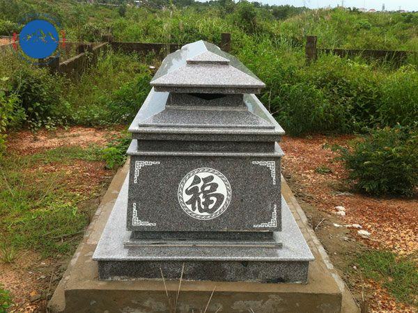 Mộ đá hoa cương chuẩn phong thủy