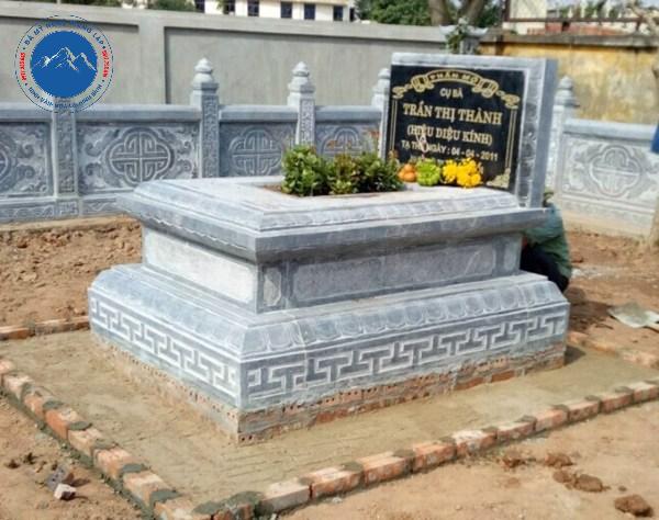 Mộ đá không mái kích thước lớn cho khu lăng mộ