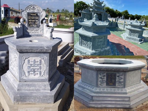 Mộ đá lục giác sang trọng và bền bỉ