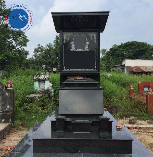 Mộ đá nhân tạo được tạo ra từ hỗn hợp bột đá kết hợp với keo chuyên dụng