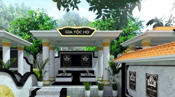 Mộ miền Tây có mái che chạm khắc đơn giản