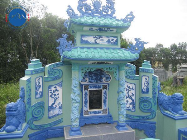 Mộ sơn màu xanh dương