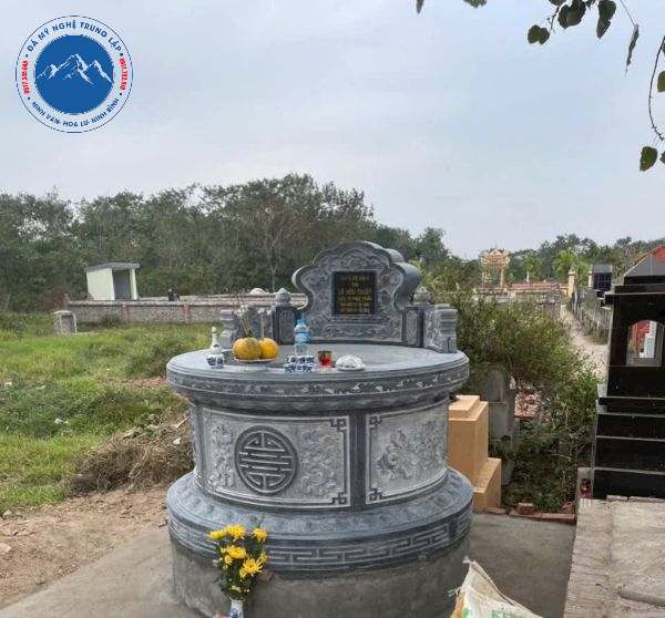 Mộ tròn đá nguyên khối phong thủy tâm linh hài hòa