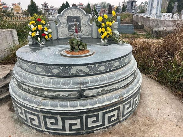 Mộ úp dạng tròn phong thủy viên mãn và hòa hợp