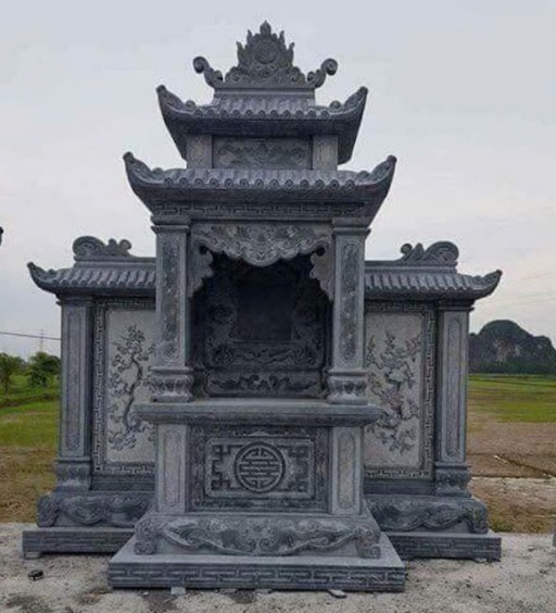 Mộ đá hình chữ nhật đơn giản