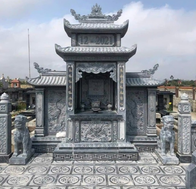 Mộ đá hình vuông chắc chắn