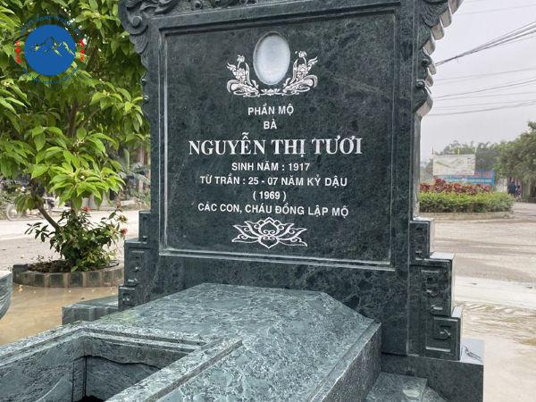 Mua bia mộ đá hoa cương ở đâu giá cả đi đôi với chất lượng?