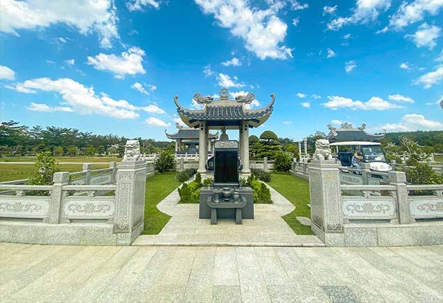 Nghê đặt tại lăng mộ hoặc nơi thờ tự người quyền quý