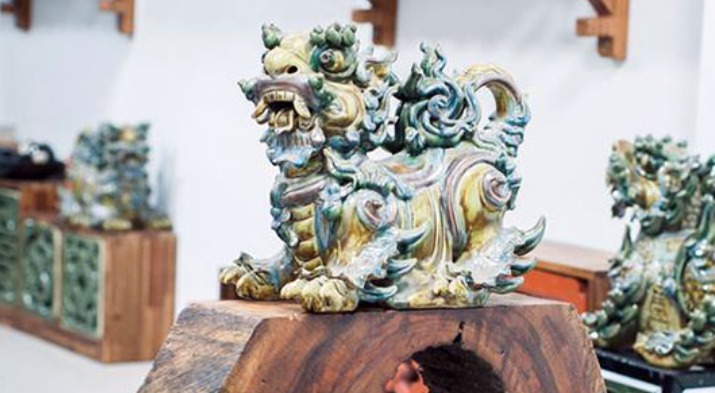 Nghê phong thủy làm từ sứ