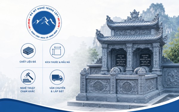 Những tiêu chí quyết định giá thành mộ đá