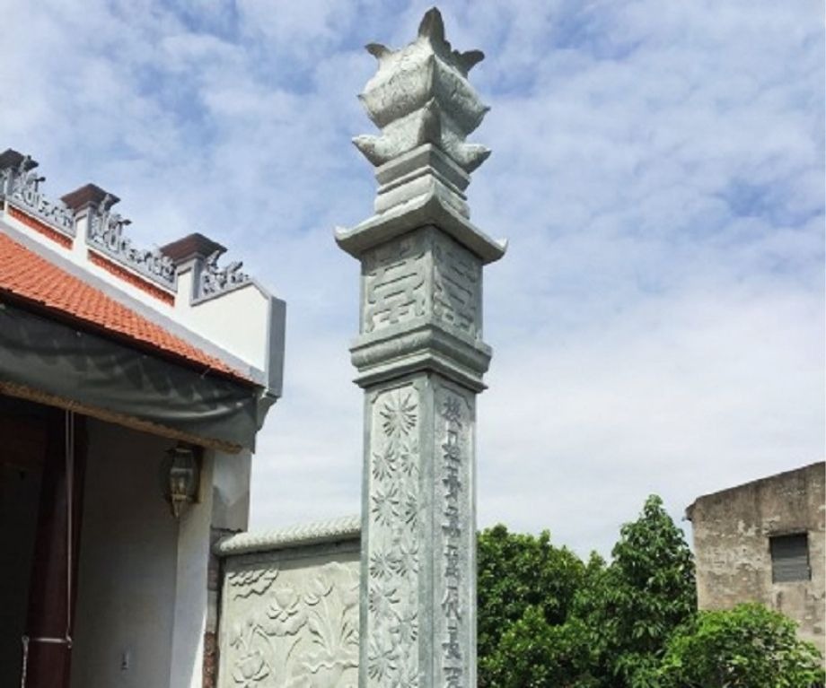 Phần cột trụ có thể là dạng tròn hoặc vuông