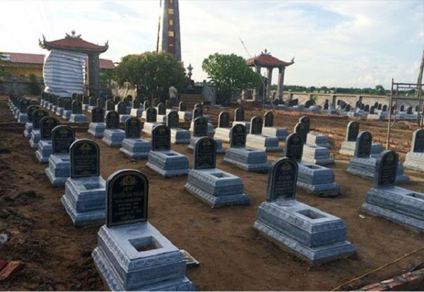 Quy định thiết kế và thi công phần mộ dành cho liệt sĩ