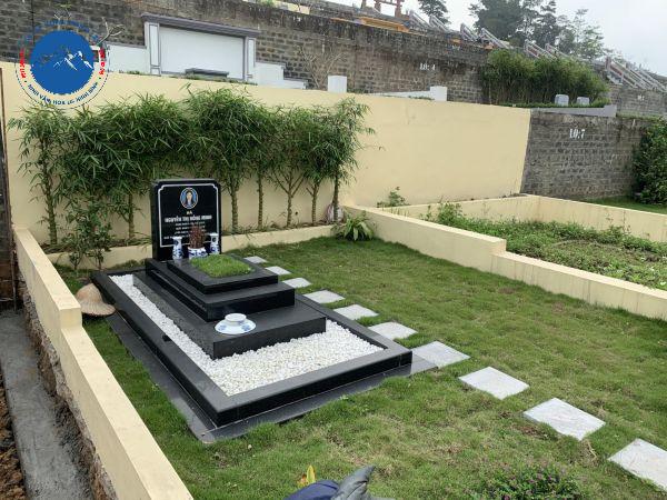 Quy trình chế tác mộ đá granite Hưng Yên tại xưởng chuyên nghiệp