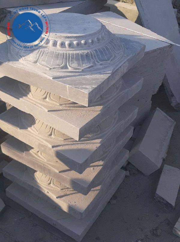 Thi công hệ thống chân cột đá từ đường dòng họ