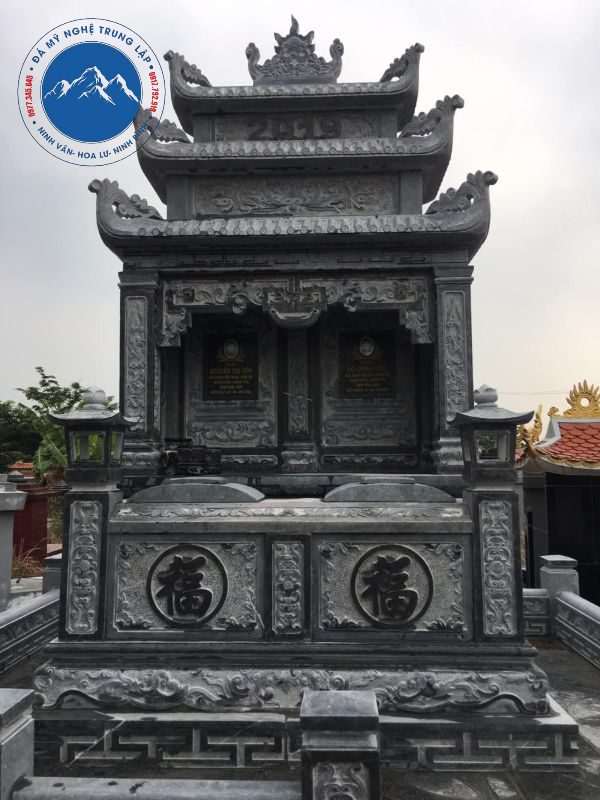 Thi công lăng mộ đá đôi giá bao nhiêu?