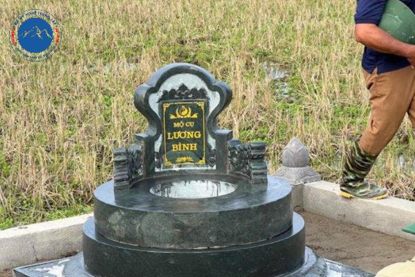 Thi công mộ tròn tại phường Tây Hoa Lư