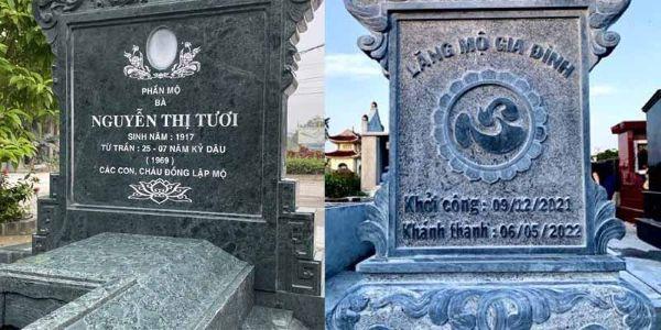 Thiết kế bia mộ phong cách châu Âu