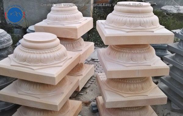 Thiết kế chân cột đá hoa cương hiện đại độc đáo