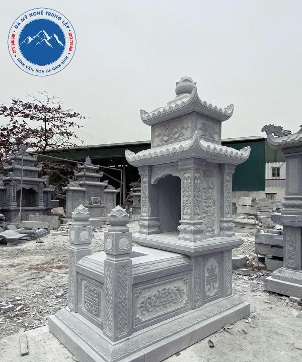 Thiết kế mộ bé sơ sinh có mái che nhỏ nhắn