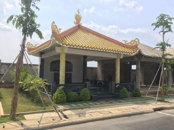 Thiết kế mộ mái thái hiện đại phù hợp lăng mộ nhỏ