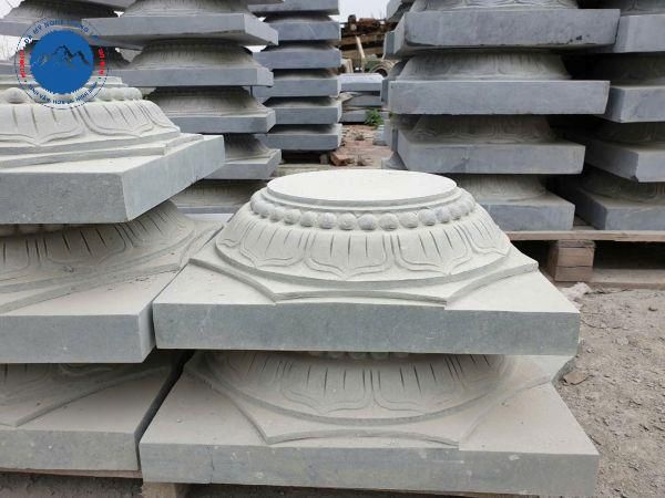 Toàn cảnh hệ thống đá kê cột sau khi hoàn thiện xong