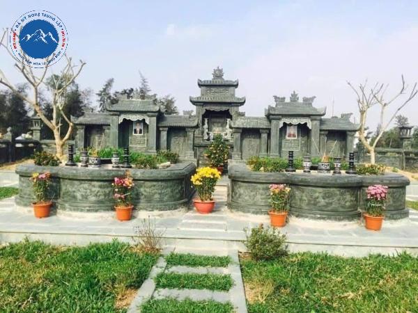 Toàn cảnh khu lăng mộ gia tộc bề thế sau khi hoàn thiện