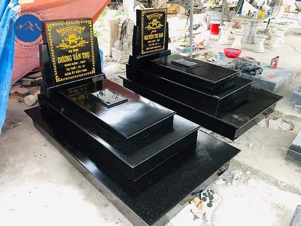 Tổng thể khu lăng mộ dùng đá hoa cương