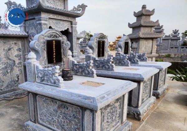 Tư vấn chọn mẫu mộ đá không mái so với các mẫu mộ khác