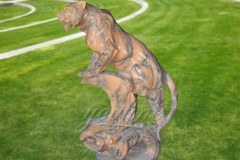 Tượng hổ đá cẩm thạch tinh xảo