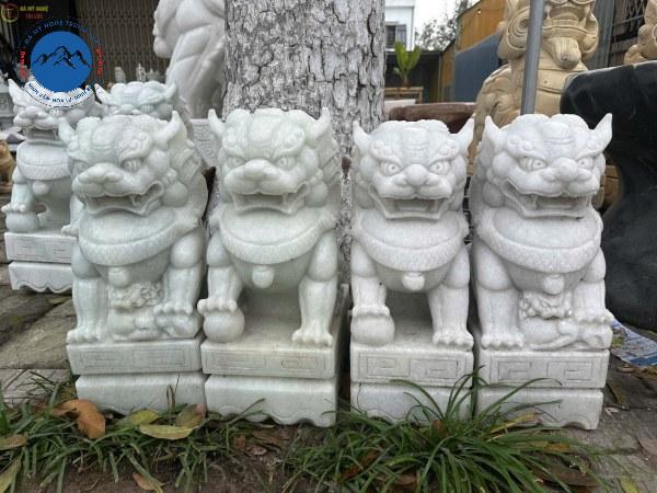 Tượng Kỳ Lân đá tự nhiên trấn trạch cho biệt thự