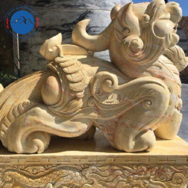 Tỳ Hưu đá đôi phong thủy uy nghiêm mang tài lộc